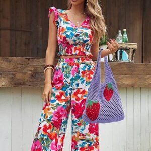 Purple Cute Strawberry Shoulder Bag